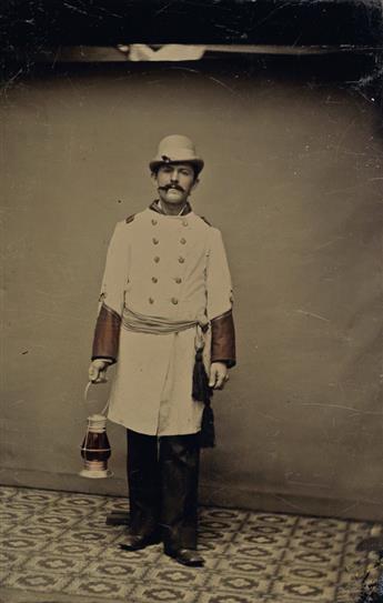 (TINTYPES) Group of 80 American tintypes encompassing a broad range of special imagery, including